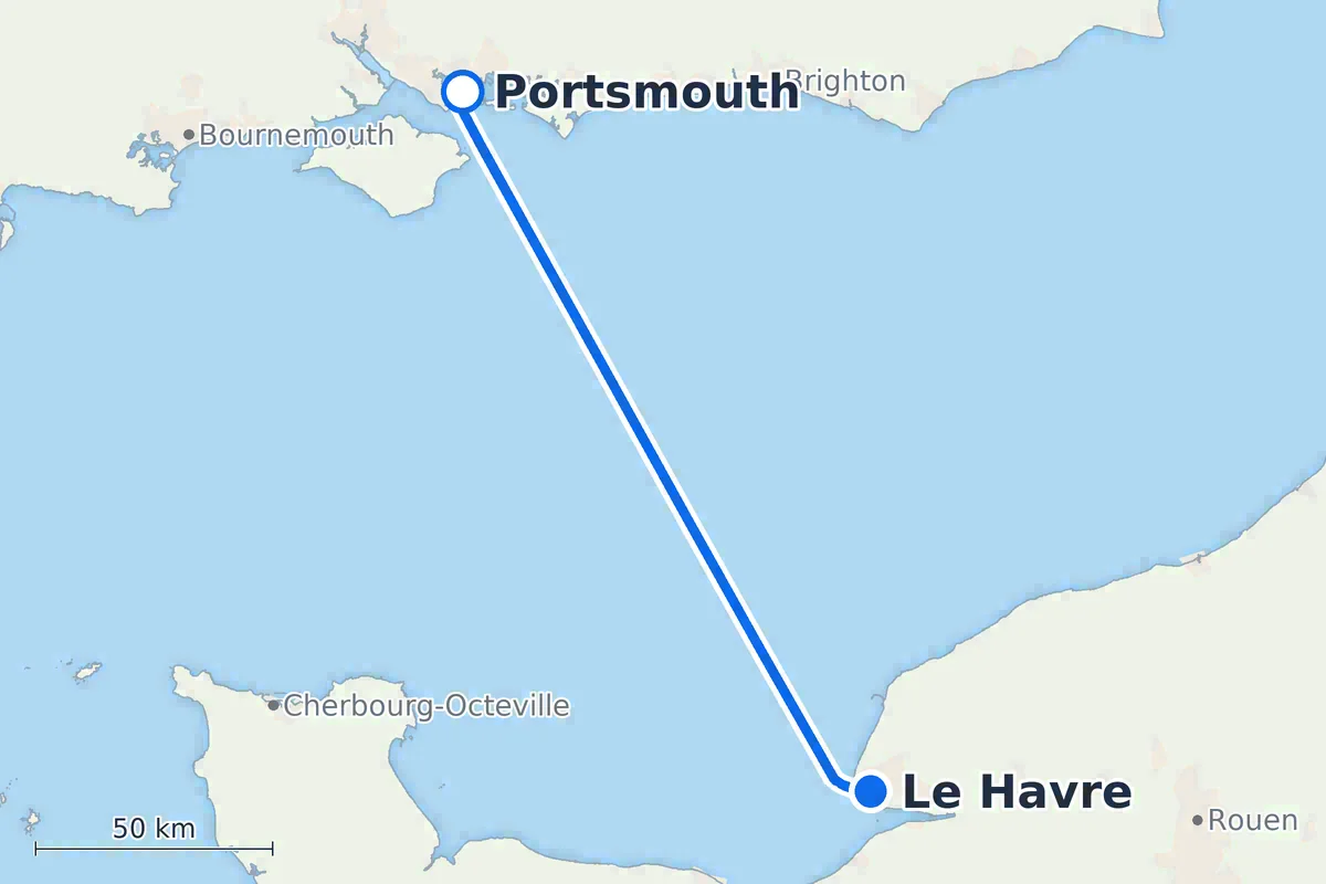 Portsmouth - Le Havre